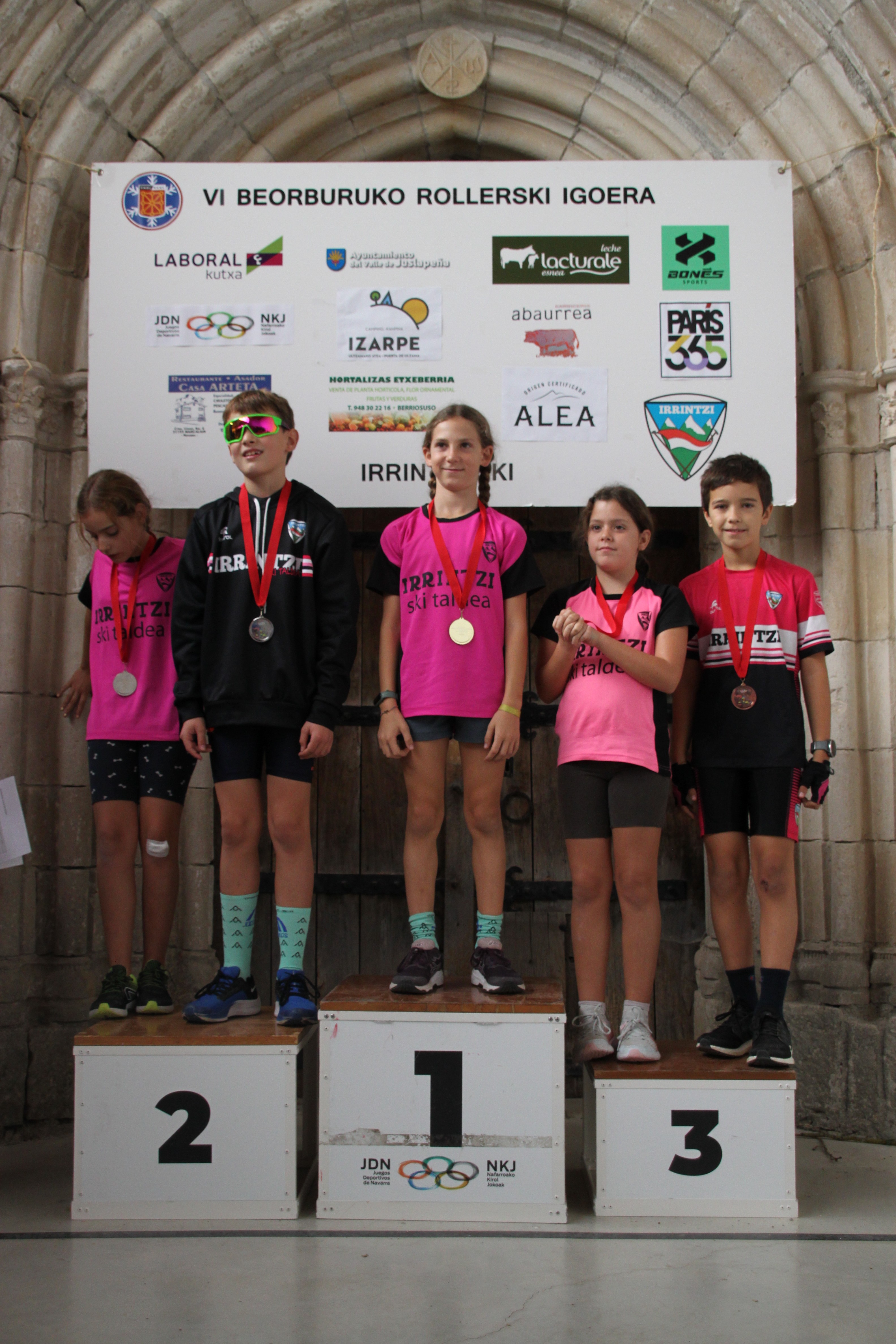Primera Jornada de los Juegos Deportivos de Rollerski